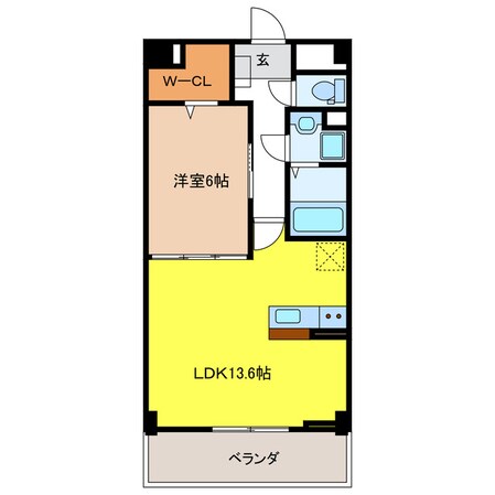 アリビオⅠの物件間取画像